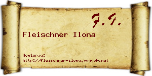 Fleischner Ilona névjegykártya